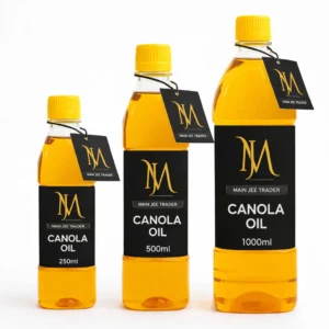 Pure Canola Oil Bottles