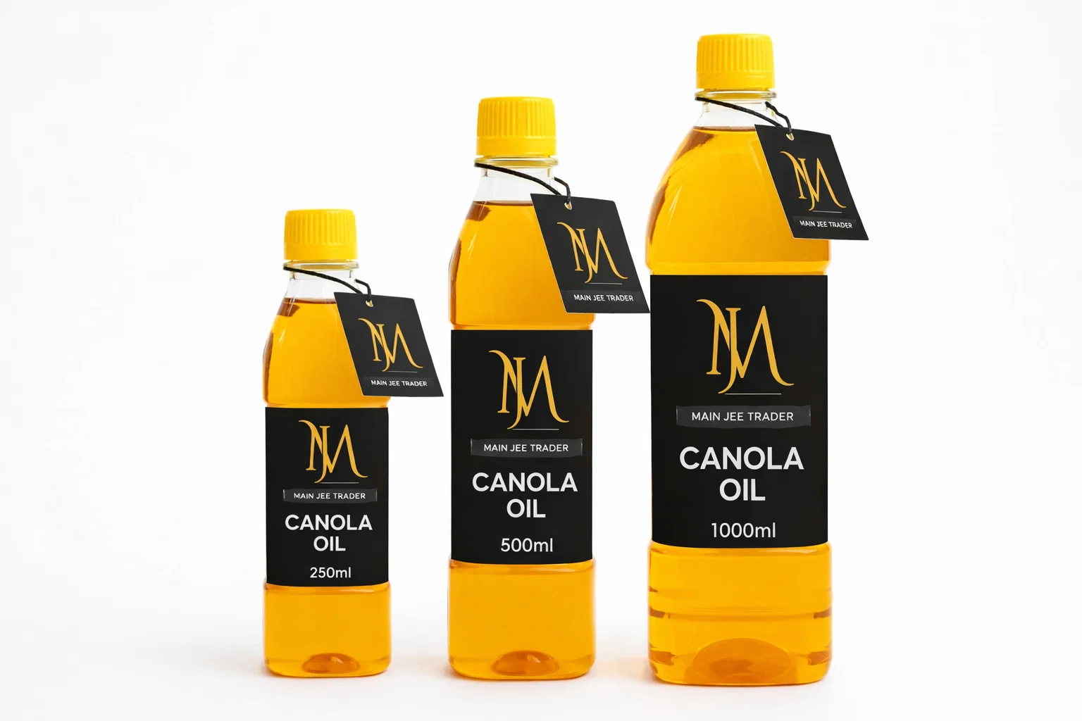 Pure Canola Oil Bottles