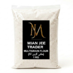 Mian Jee Trader Multigrain Flour 6-Grain Mix 1kg Bag.